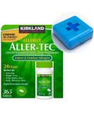 DIINGO Pill Case Box Bundle & Kirkland Signature Aller-Tec 365 Tablets - Best International Shipping Available - Buy Online on GoSupps.com