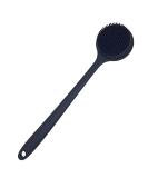 DNC Back Scrubber for Shower Soft Silicone Bath Body Brush with Long Handle, BPA-Free, Hypoallergenic (Black) - Buy Online on GoSupps.com