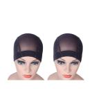 Black mesh dome cap hair network for wigs with a wide rubber band Wig Cap for Making WiGs 2 pieces/lot (s) s (2 pieces) black power cap - Buy Online on GoSupps.com