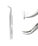 Nagaraku Professional Eyelash Extension Tweezers - Precision Diamond Handle Durable & Lightweight Universal Tweezers for Easy Volume Fanning (A-01) - Buy Online on GoSupps.com