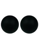 Massage Balls for Myofascial Relief - Hard Lacrosse Balls for Back Legs Feet & Hands - Trigger Point Massage Balls (2 Pieces Black) - Enhance Yoga & Muscle Relaxation - Buy Online on GoSupps.com