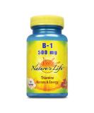 Nature's Life Vitamin B-1 500mg Tablets | 50 Count Bottle - Buy Online on GoSupps.com