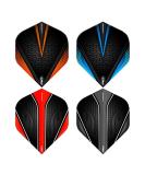 RED DRAGON Hardcore Selection Pack - Extra Thick Black Dart Flights | Standard Size - Buy Online on GoSupps.com