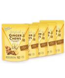 Prince of Peace Original Ginger Chews 4 oz - Natural Candied Ginger Candy for Nausea Relief - 5 Pack - Buy Online on GoSupps.com
