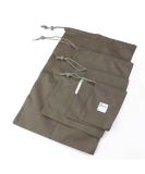 VORCOOL 4pcs Drawstring Bags Waterproof Nylon Storage Bag Size XS/S/M/L (Coffee) - Buy Online on GoSupps.com