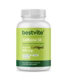 Bestvite Caffeine 100mg SR Capsules - Vegan Non-GMO Gluten-Free - 120 Natural Sustained Release Caffeine Pills for Energy & Focus - Buy Online on GoSupps.com