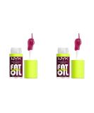 NYX Professional Makeup Fat Oil Lip Drip - Moisturizing Gloss Intensive Shine & 12-Hour Care Color: That's Chic 2 Pack (4.8 ml) - Buy Online on GoSupps.com
