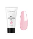Makartt Poly Nail Gel Nail Extension Gel 50ML Builder Gel Nail Extension White Pink Nude Clear Rosy Gel for Technician Starter DIY Salon Design - Buy Online on GoSupps.com