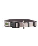 HUNTER Neopren Vario Plus Dog Collar - Padded Nylon Adjustable Grey Collar (50/2.5 ML) - International Shipping Available - Buy Online on GoSupps.com