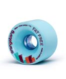 Orangatang Fat Free 65mm Blue Freeride Longboard Wheels (Set of 4) - 77a - Buy Online on GoSupps.com