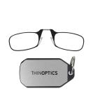 ThinOptics Keychain Case  Rectangular Reading Glasses Black 2 x - Buy Online on GoSupps.com