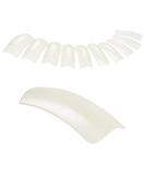 500 Square Natural ABS Tips with Adhesive - 10 Sets of 50 Pieces (Sizes 0-9) | International Shipping - Buy Online on GoSupps.com