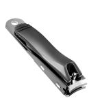 Jeopoom Stainless Steel Nail Clipper - Premium Curved Design for Safe and Precise Toenail & Fingernail Trimming - High-Quality Gray - Buy Online on GoSupps.com