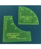 Quilter's Paradise CutRite- Slit n Sew Template Drunkards Path 4" Finished - Buy Online on GoSupps.com