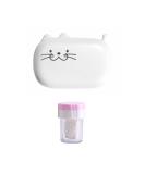 Cute Cat Contact Lens Case Box with Mirror | Portable Travel Kit with Tweezers | Ideal for Home & Office - International Shipping Available - Buy Online on GoSupps.com