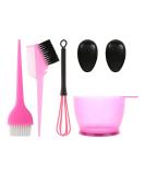 Pofet 5-Part Hair Dye Set - Pink Hair Dye Brush Bowl Tinting Shell and Color Mixer for Easy Application - Buy Online on GoSupps.com