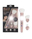 Buy Taste Beauty Flare LED Light-Up Makeup Brush | 3 Interchangeable Heads USB-C Charger & Travel Bag - Perfect for International Shipping - Buy Online on GoSupps.com