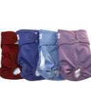 Joydaog Washable Dog Diapers for Medium Dogs | Premium Belly Wrap - 4 Pack in Monochrome Colors - Buy Online on GoSupps.com