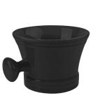 Linkidea Ceramic Shaving Mug with Knob - Deep Size Wet Shaving Bowl for Men (Black) | Ideal for Shaving Soap & Cream - International Shipping - Buy Online on GoSupps.com
