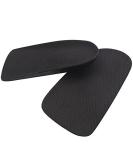 Footinsole Heel Cushion Height Insoles - Comfortable Mesh Black | Increase Height Instantly | Shoe Lifts for 1 Inch Gain - Buy Online on GoSupps.com