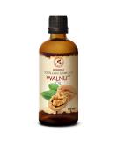 Walnut Oil 100ml - Pure Cold Pressed Carrier Oil for Skin Hair & Nail Care - Natural Juglans Regia - Buy Online on GoSupps.com