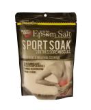 Spearmint & Menthol Sports Soak - Natural Epsom Salt for Muscle Recovery - Buy Online on GoSupps.com