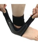 Adjustable Neoprene Ankle Brace - Breathable Compression Support for Plantar Fasciitis & Sports (Right Medium) - International Shipping Available - Buy Online on GoSupps.com
