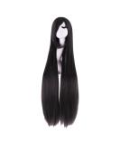MapofBeauty 40 Black Anime Costume Long Straight Cosplay Wig - Perfect for Parties and Events - Buy Online on GoSupps.com