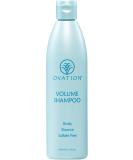 Ovation Hair Volume Shampoo - For Voluminous  Bouncy Hair - 12 oz - Gentle Cleansing and Helps Removes Excess Hair Oil - For Fine  Thin Hair - With Fenugreek  Aloe Vera  Saw Palmetto 12 Fl Oz (Pack of 1) - Buy Online on GoSupps.com