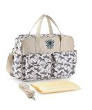 Insular Waterproof Mummy Diaper Bag with Changing Mat - Zebra Print - Buy Online on GoSupps.com