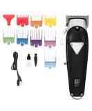 Hair Clippers for Men - High Power Vintage Barber Clippers with LCD Display & Leather Body | Perfect for Salon Use - Buy Online on GoSupps.com