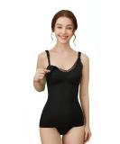 Dreamburn Nursing Tank Top with Built-in Bra for Breastfeeding - Maternity Camisole, Black, Size L - Buy Online on GoSupps.com