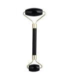 Rockcloud Natural Crystal Stone Roller Massager - Double Neck & Face Skincare Tool | Anti-Aging Wrinkle Healing with Black Obsidian - Buy Online on GoSupps.com
