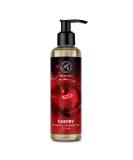Sensual massage oil cherry 200ml - body oil with almond oil grape seed oil - edible - cherry taste - of course - kissable massage oil - massage oil for couples - love oil - Buy Online on GoSupps.com