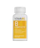 VitaminXL B Complete - Full Spectrum B Complex with B1 B5 B6 B12 Biotin Niacin Riboflavin Folate Choline Inositol - 30 Soft Gels - Buy Online on GoSupps.com