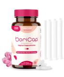 BoriCap Boric Acid Suppositories 600mg - 30ct Kit for Vaginal Health Odor Relief & Feminine Hygiene - No Dyes or Fillers + 7 Applicators - Buy Online on GoSupps.com