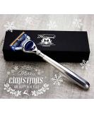 5 Edge Stainless Steel Safety Razor for Men | Premium Beard & Mustache Shaving - Buy Online on GoSupps.com