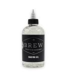 BREW Grooming Beard Shave Gel - Clear Gel for Precision Shaving - With Hops, Barley & Yeast Oil - Reduces Irritation, Cuts & Nicks - Moisturizes & Softens - 8 fl oz - Buy Online on GoSupps.com