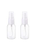 30ML Portable Refillable Plastic Fine Mist Transparent Empty Spray Sprayer Bottle Cosmetic Mini Spray Bottles Transparent Travel Small Bottles White 2 Pcs - Buy Online on GoSupps.com
