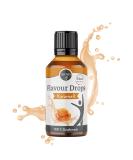 Borchers Flavor Drops Karamell | 0 Calories | Sugar-Free Liquid Sweetener for Cooking Baking & Drinks | 30 ml Caramel Flavoring (1 Pack) - Buy Online on GoSupps.com