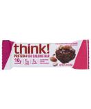 ThinkThin Lean Protein & Fiber Bars - Chocolate Almond Brownie - 10 Bars | Healthy Snack for Weight Management - Buy Online on GoSupps.com