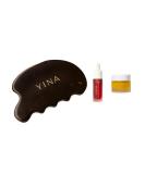 YINA Gua Sha Discovery Set | Nourish Botanical Serum | Sustainable Cruelty-Free Clean Skincare - Shop Internationally - Buy Online on GoSupps.com