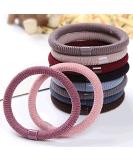 Breezo Multi-Colored Hair Ties - 20 Elastic Headbands for Thick Curly Hair - Perfect Ponytail Holders & Hair Accessories for Women & Girls - Buy Online on GoSupps.com