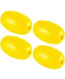 Lewtemi 4 Pieces Rope Floats Marine, 4.72'' x 2.75'', Deep Water Fishing Marker Buoys for Boats Swimming Kayak Crabbing Trail Dock Pool Yellow 4 - Buy Online on GoSupps.com