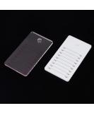 2 Pcs Eyelash Extension Pallet - Acrylic Lash Tray for Display | Transparent False Lash Board in 2 Colors - Buy Online on GoSupps.com