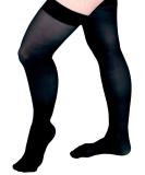 Buy Medline MDS1709EBH Curad Thigh-High Compression Hosiery - Black Size E Pair | International Shipping Available - Buy Online on GoSupps.com