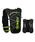 Geila Running Hydration Vest | Lightweight Breathable Marathon Trail Rucksack - Optimal Outdoor Sport Backpack in Black - Buy Online on GoSupps.com