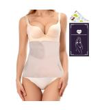 Postpartum Belly Band Wrap 2 in 1 - C Section Binder & Waist Recovery Support Girdle for Seamless Post Pregnancy Body Shaping - Faja Postparto Cesarea - Beige One Size - Buy Online on GoSupps.com