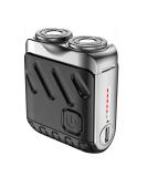 Mini Electric Shaver for Men - Portable Rechargeable Razor for Home Office & Travel - Sleek Black Design - Buy Online on GoSupps.com