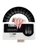 Beautilux 552 PCS Coffin Nail Tips - Medium Transparent Gel Nails Soft Full Cover for Home & Studio Manicure - Buy Online on GoSupps.com